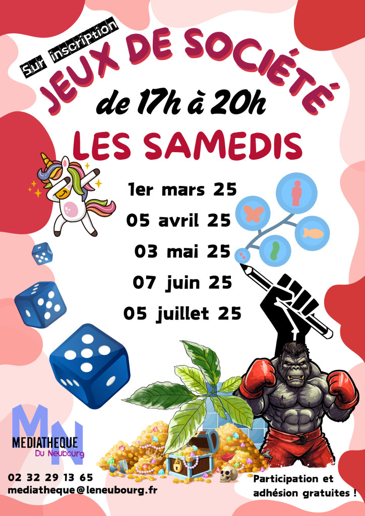 Le 1ᵉʳ samedi de chaque mois