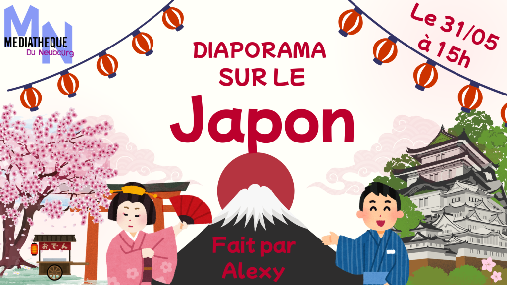 Red and White Illustrative Japan Country Introduction Education Presentation