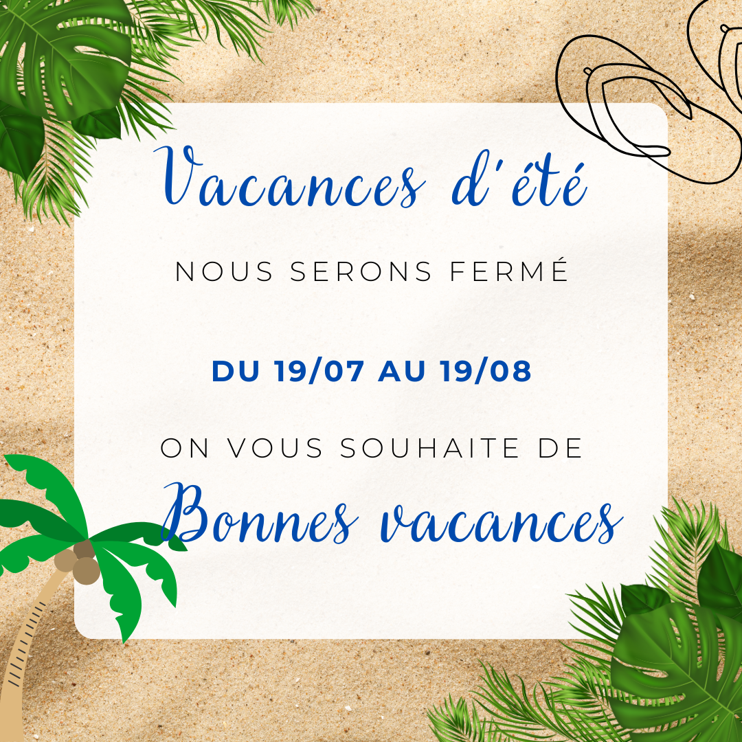 Publication Instagram fermeture vacances moderne simple vert blanc
