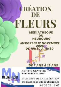 Affiche Evenement marche aux fleurs Floral Vert Blanc et Rose